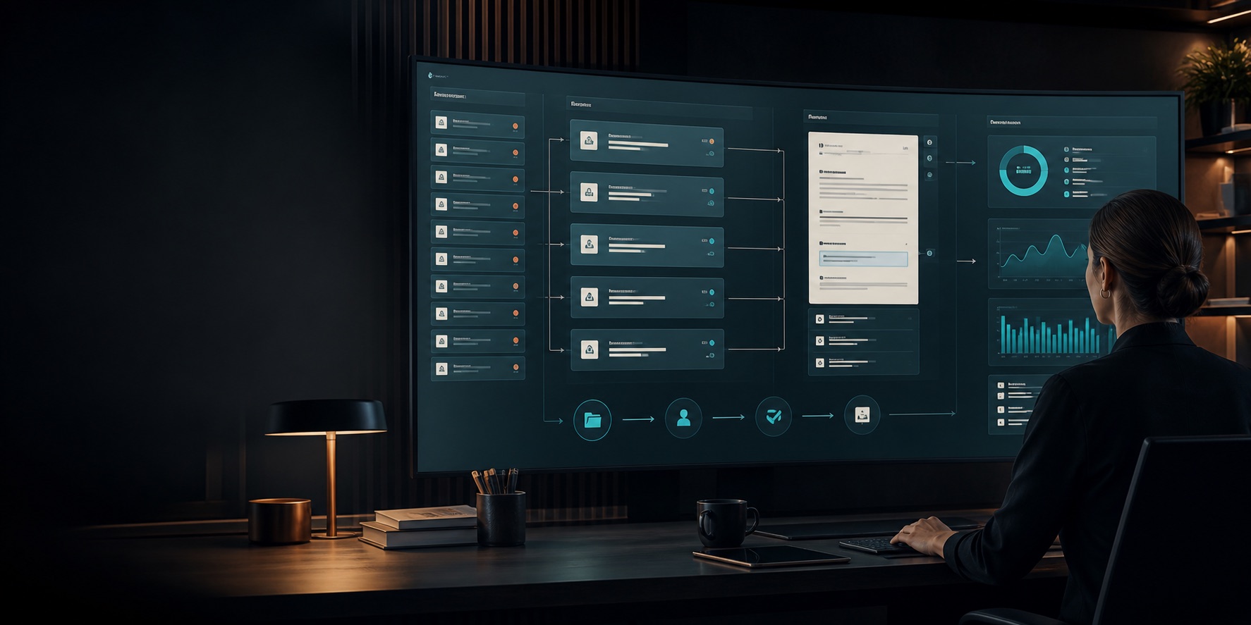 A clear operating workspace